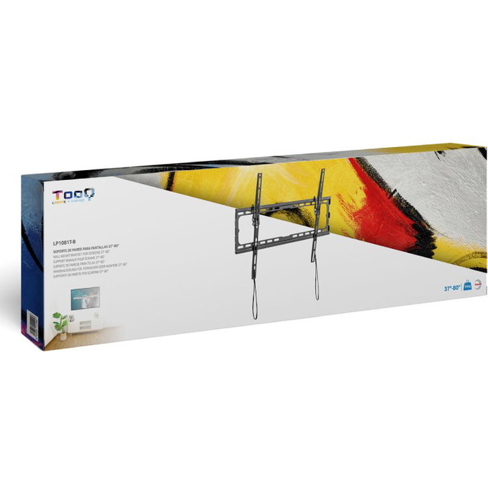 SOPORTE PARED-TV 37"-80" INCLINABLE LP1081T-B TOOQ